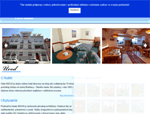 Tablet Screenshot of hotelarcus.sk